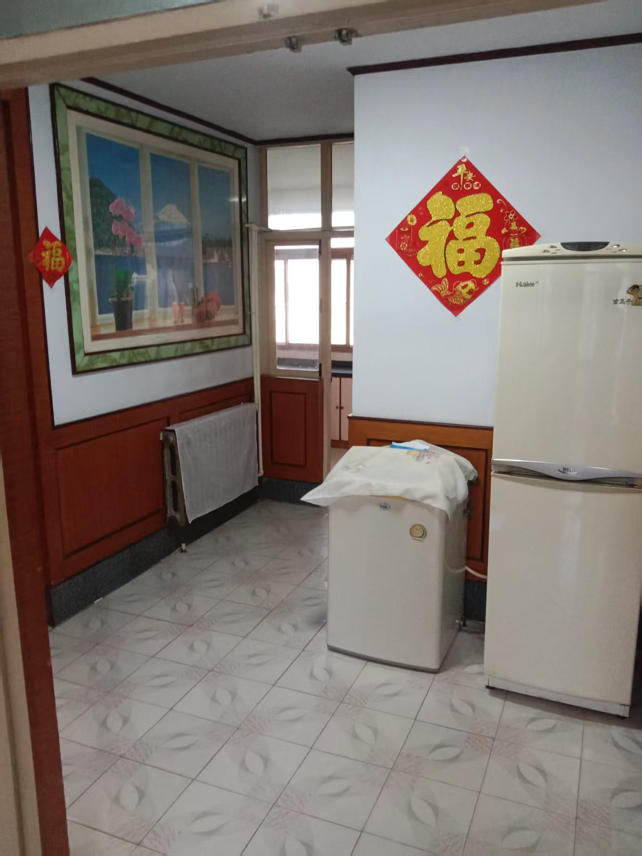 @650/月，二中，實驗附近309國道貼地2樓